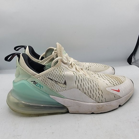 Nike Air Max 270 White Mint Foam Silver Womens Size 8.5 Athletic Shoes DQ7652100 - Picture 7 of 13